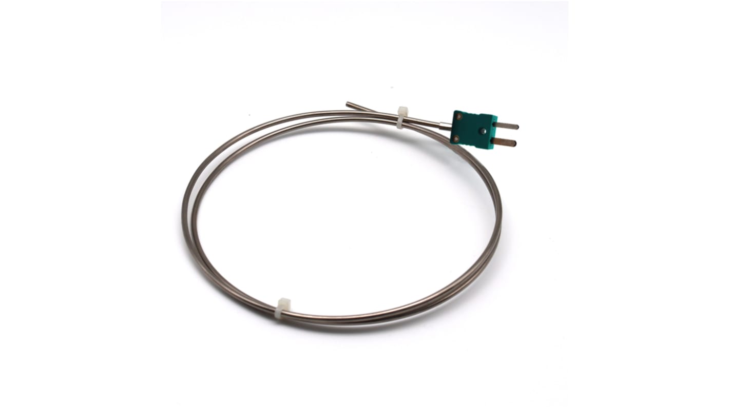 Termocoppia a isolamento minerale tipo K, Ø sonda 3mm, lungh. sonda 250mm, +110°C