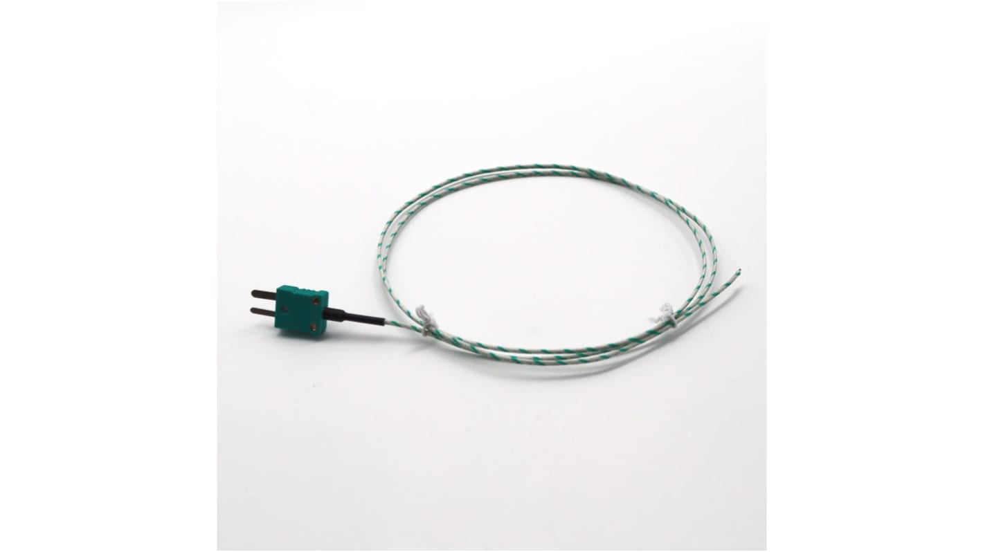 ProsensorVPLJ5 Type J Temperature Sensor 2m Length, 0.5mm Diameter, -50°C → +450°C