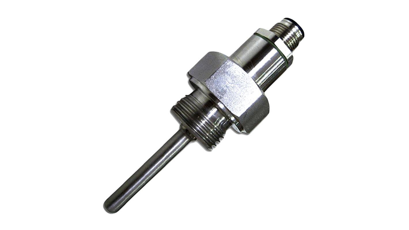 Prosensor PT100 Temperature Probe, 6mm Dia, 200mm Long, 2 Wire, G1/2, Class A +100°C Max
