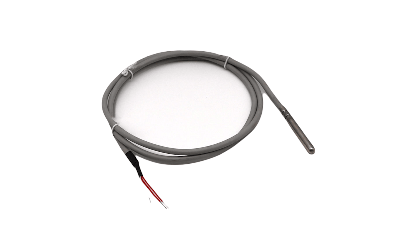 Prosensor PT100 Temperature Probe, 6mm Dia, 100mm Long, 3 Wire, Class A +180°C Max