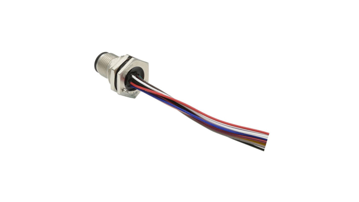 Złącze i kabel ze złączem Złącze M12 liczba rdzeni 4 długość 150mm Rodzaj A Męskie