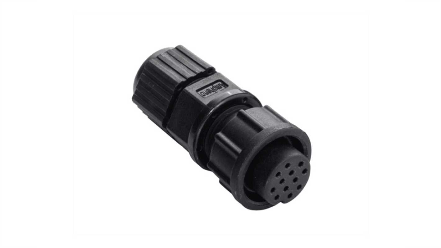 Amphenol Industrial Industrial Circular Connectors, 4 Contacts, Threaded Mount, Socket, Female, IP67, Ceres Series
