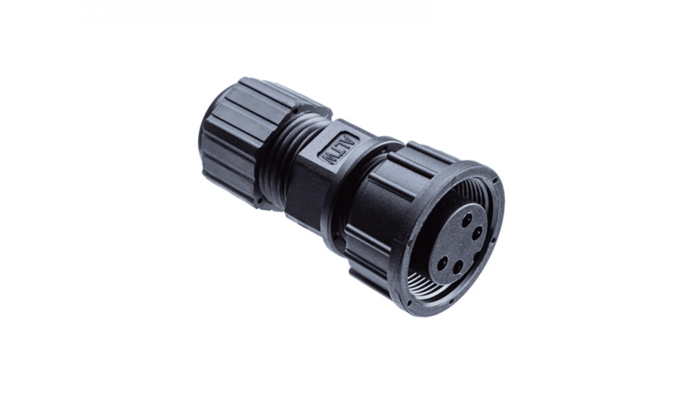 Amphenol Industrial Industrial Circular Connectors, 3 Contacts, Threaded Mount, Socket, Female, IP67, Ceres Series