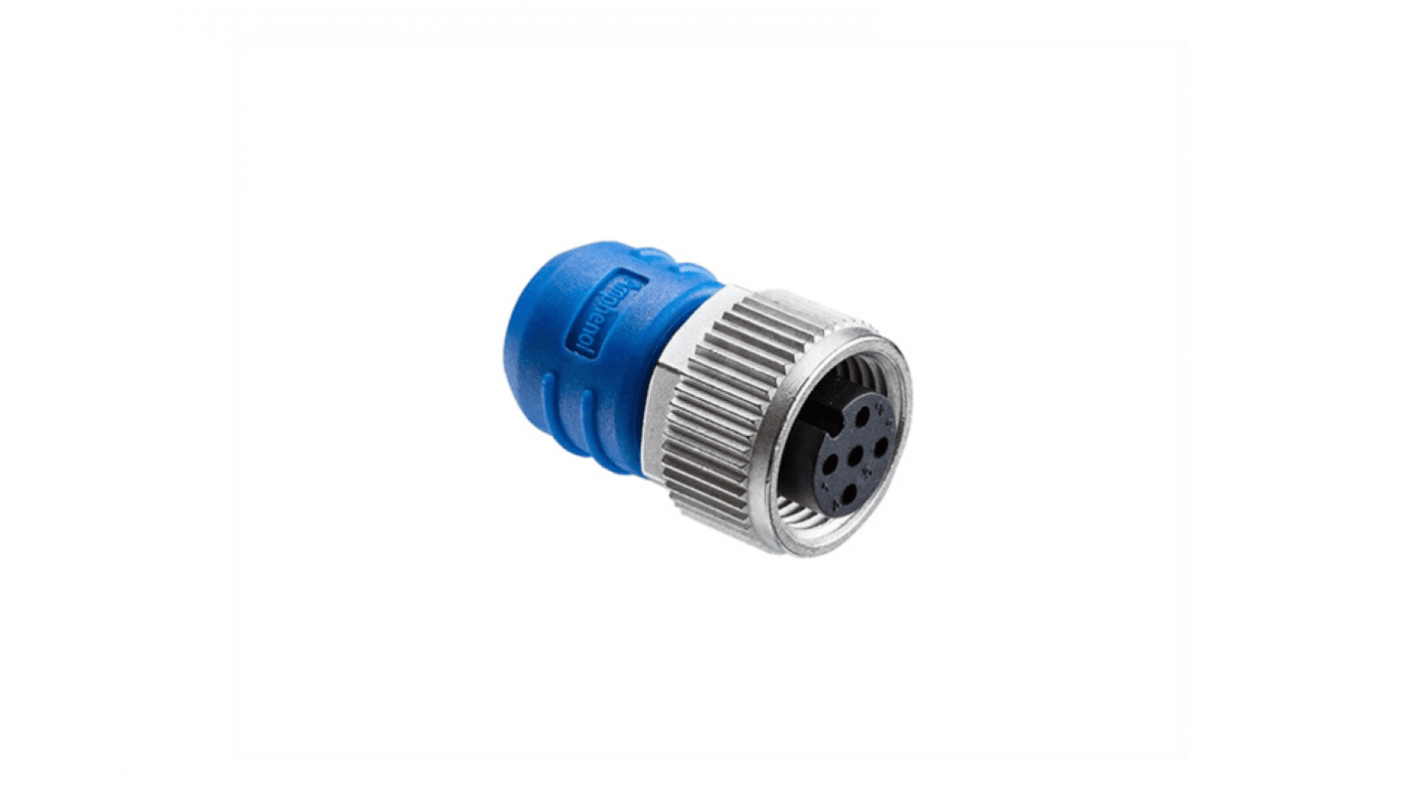 Amphenol Industrial Industrial Circular Connectors, 5 Contacts, Threaded Mount, Socket, Female, IP67, NMEA 2000 Series
