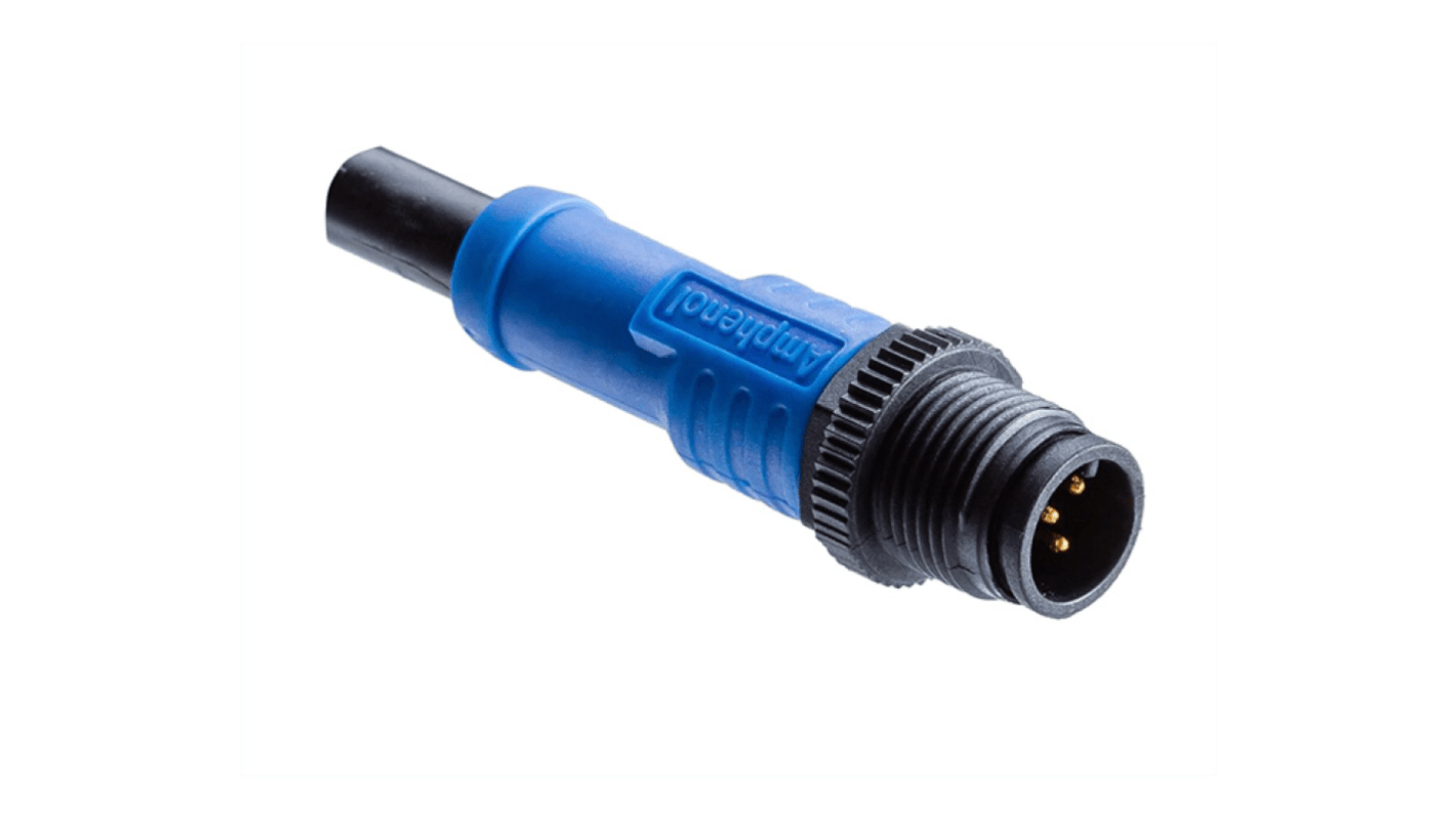 Amphenol Industrial Industrial Circular Connectors, 5 Contacts, Threaded Mount, Plug, Male, IP68, NMEA 2000 Series