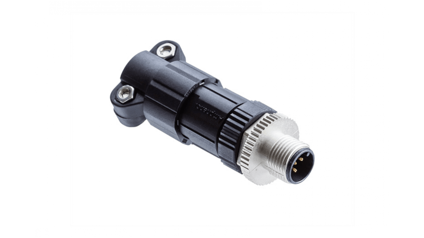 Amphenol Industrial Industrial Circular Connectors, 5 Contacts, Threaded Mount, Micro Connector, Plug, Male, IP67, NMEA