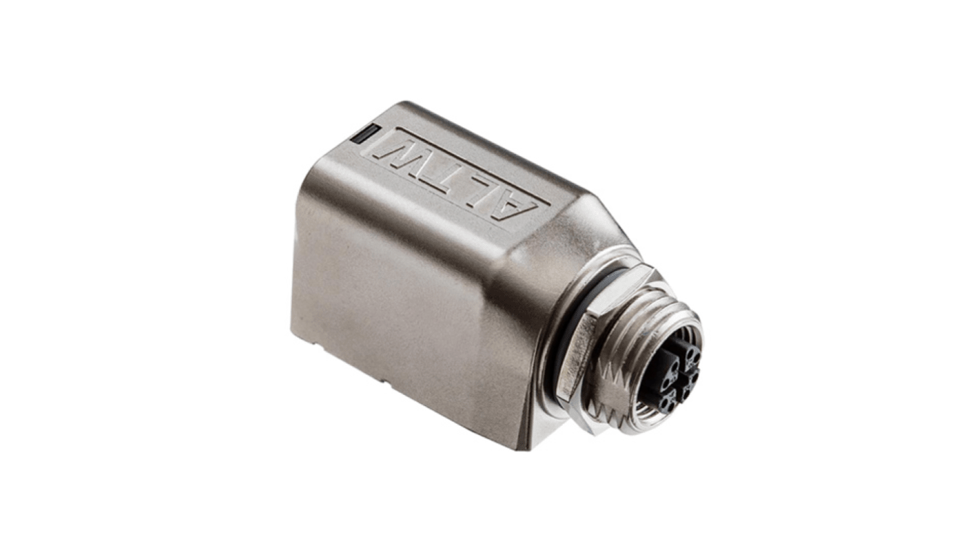 Amphenol Industrial Industrial Circular Connectors, 8 Contacts, Threaded Mount, M12 Connector, Socket, Female, IP67, M