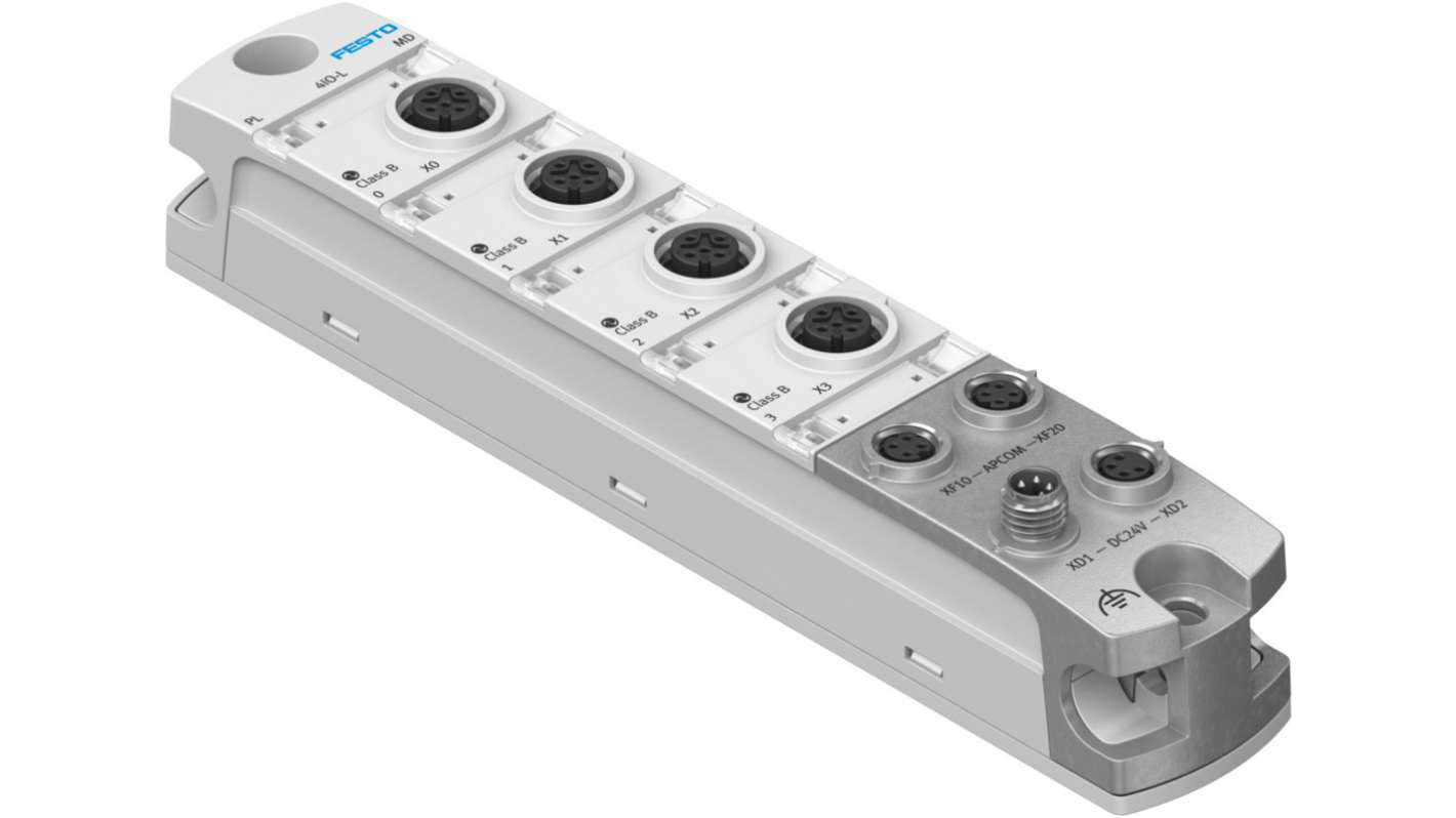 Festo CPX-AP-I Series Communication Module for Use with Valve Terminals, 24 V dc
