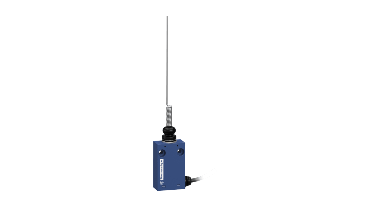 Telemecanique Sensors XCMH Series Cats Whisker Limit Switch, 1NC/1NO, IP66, IP67, 2P, Plastic Housing, 240V ac Max,