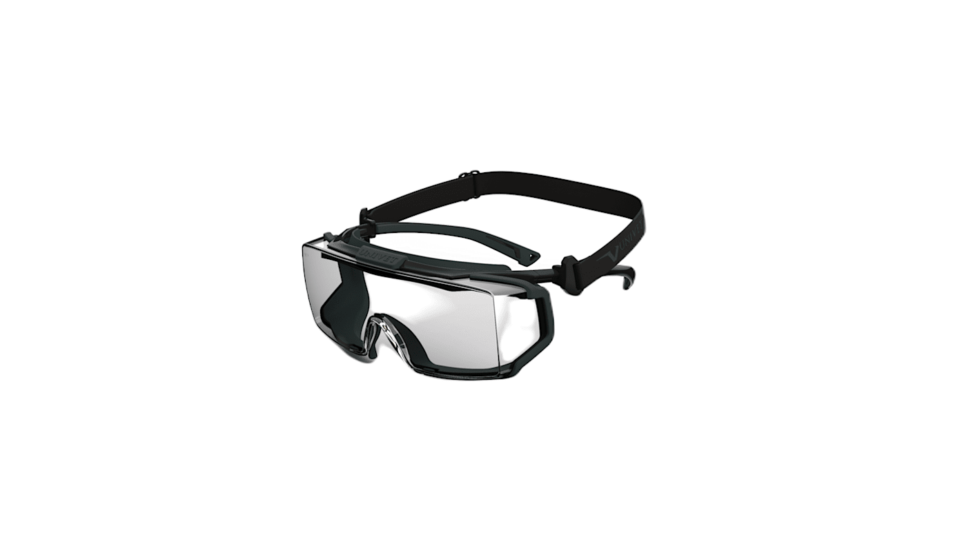 Univet 5X2 Advanced Hybrid - Safety Glasses, Clear Polycarbonate Lens