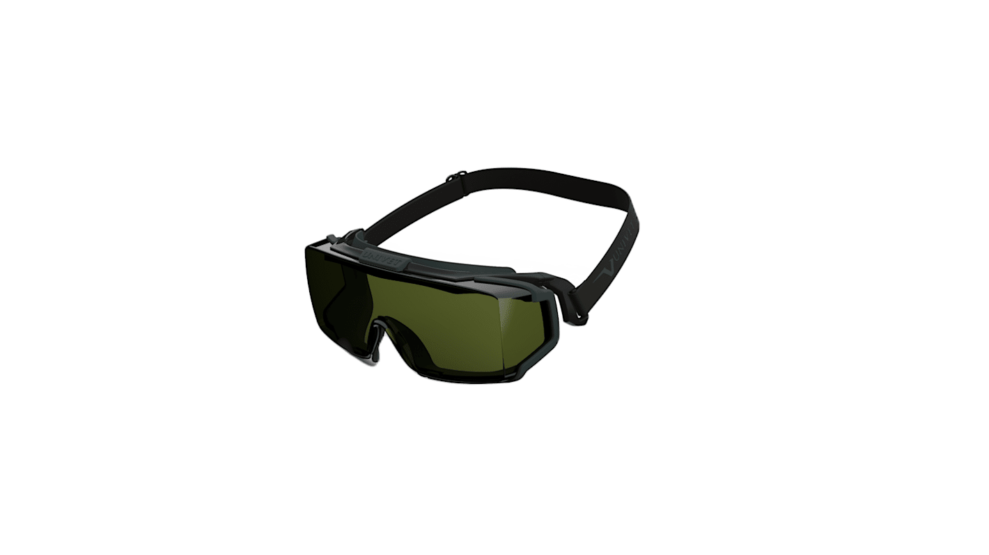 Univet 5X2 Advanced Goggle Safety Glasses, Clear Polycarbonate Lens
