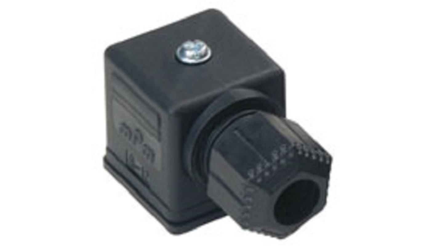 Molex 121201 3P DIN 43650 DIN 43650 Solenoid Connector,  with Indicator Light, 250 V Voltage
