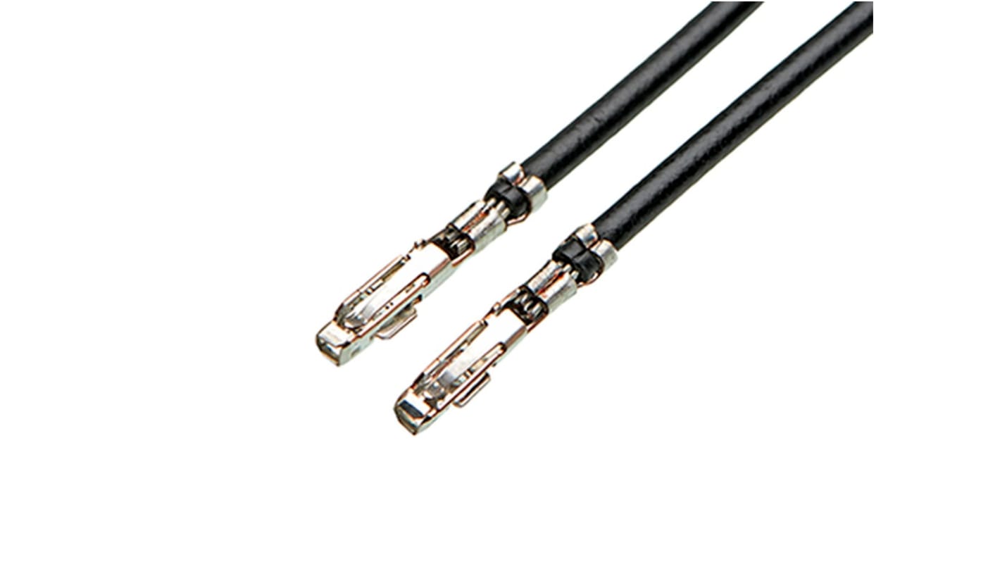 Molex Female iGrid to Female iGrid Crimped Wire, 225mm, 22AWG, Black