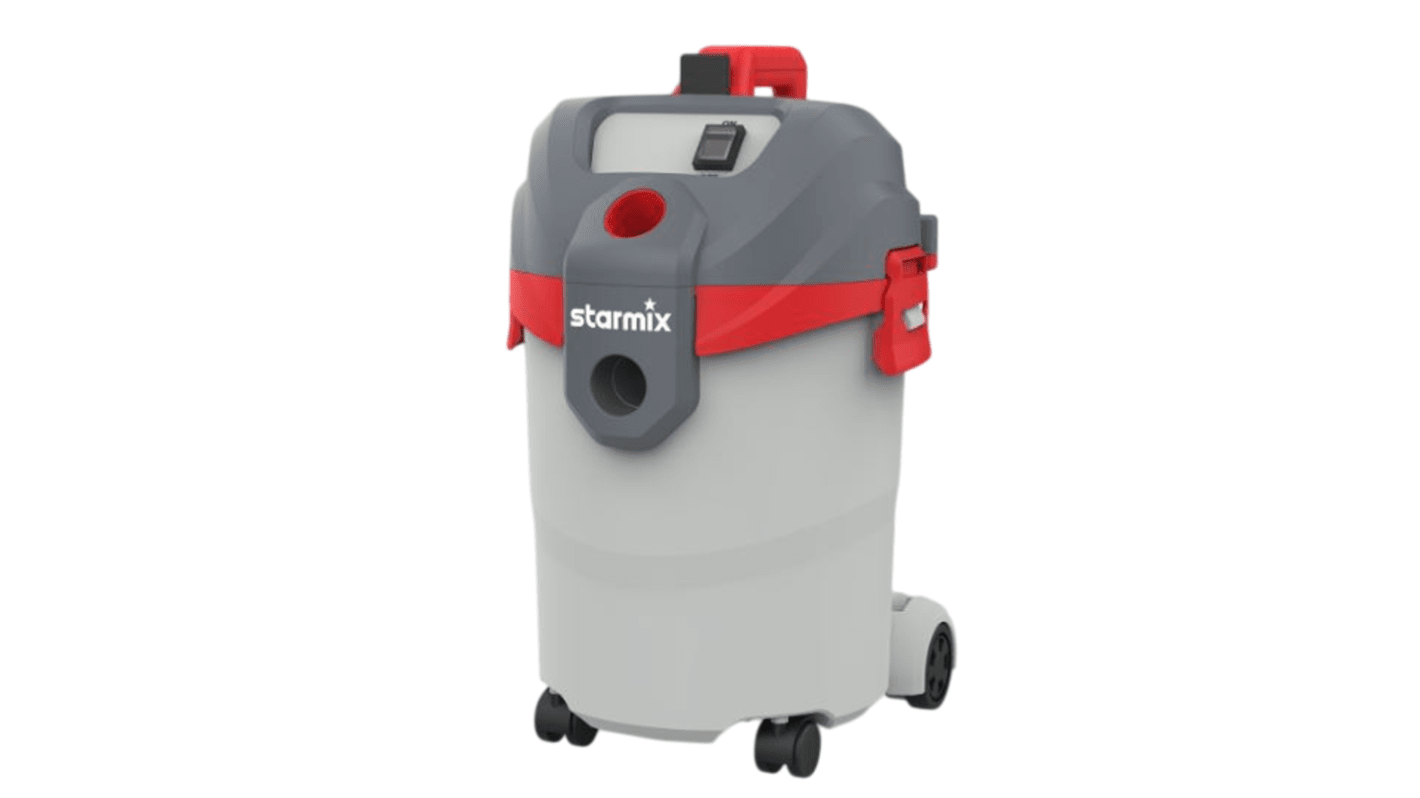 Starmix P-1420 Floor Vacuum Cleaner Wet and Dry Vacuum Cleaner for Wet/Dry Areas, 5m Cable, 230V, Type C - Euro Plug,