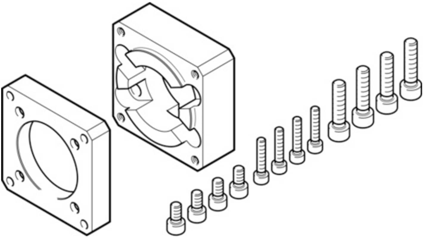 Festo EAMF-A Series Flange for Use with Motor Mounting
