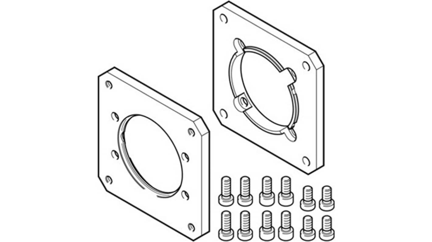 Festo EAMF-A Series Flange for Use with Motor Mounting