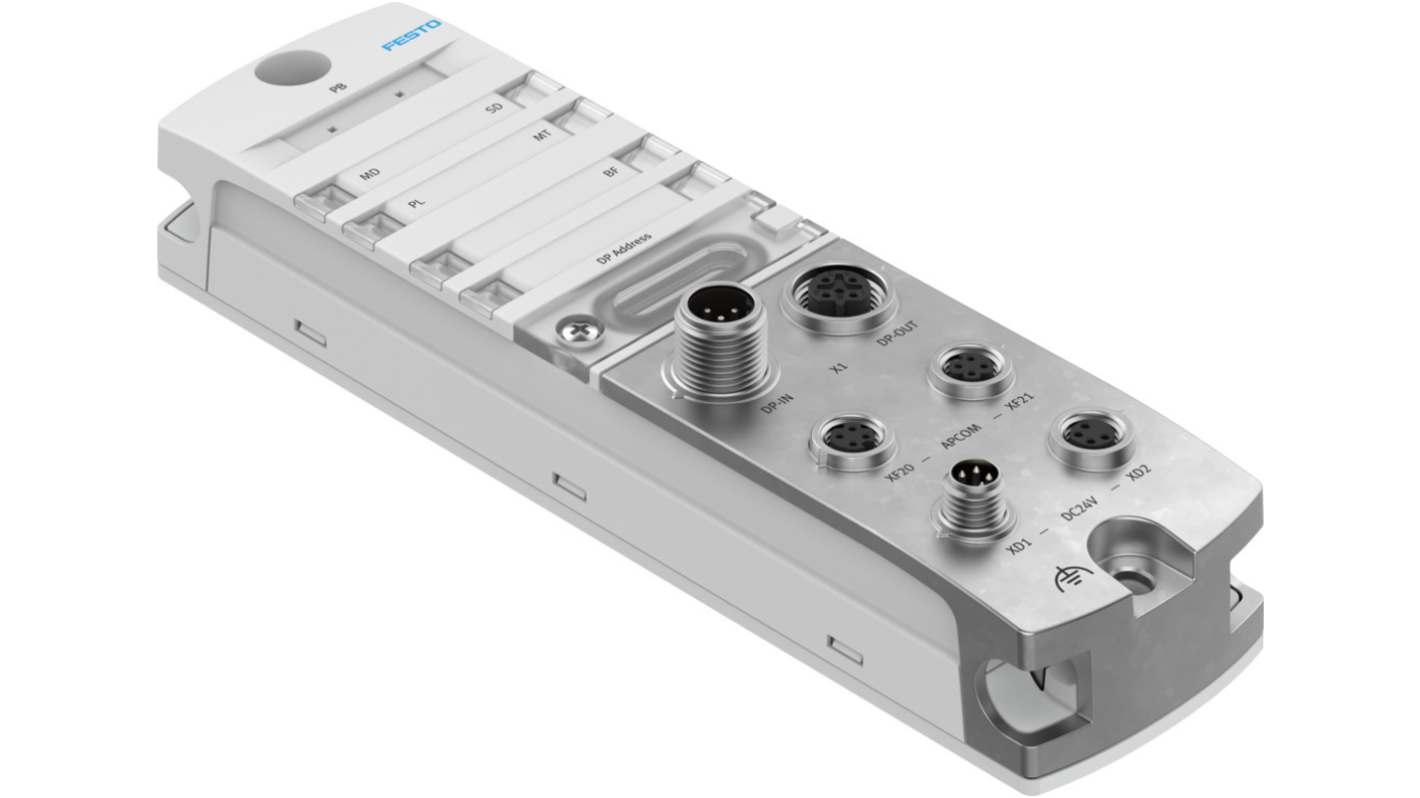 Festo CPX-AP Series Interface Module for Use with Control Technology And Remote I/O, 24 V
