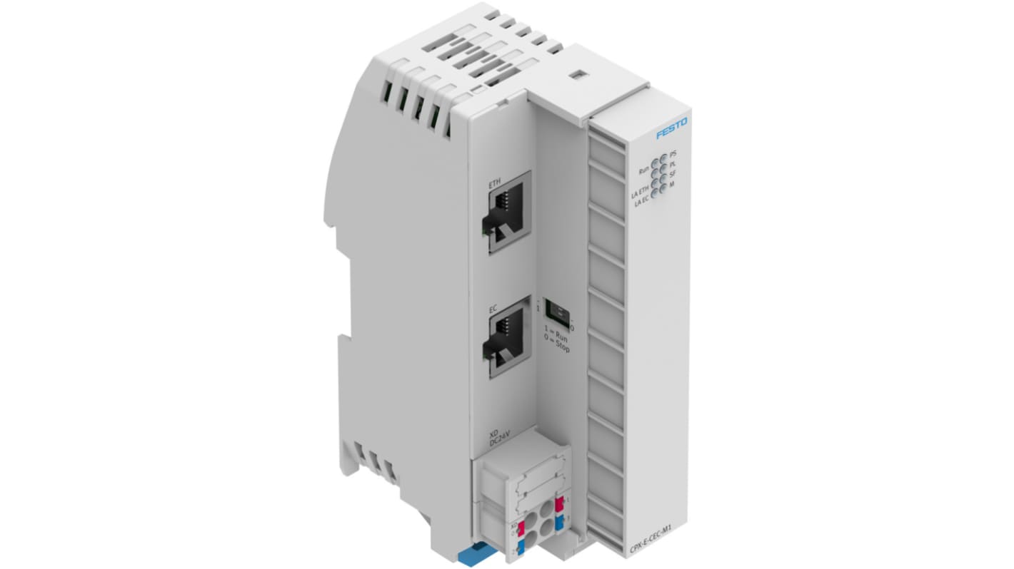 Sterownik Festo Sterownik CPX-E Elektryczne urządzenia peryferyjne CPX-E-CEC-M1 76,5 x 42,2 x 125,8 mm