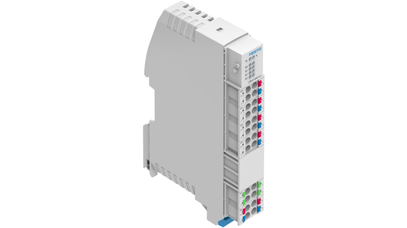 Moduł z wyjściem analogowym Festo Moduł analogowy CPX-e Wyjście analogowe Elektryczne urządzenia peryferyjne