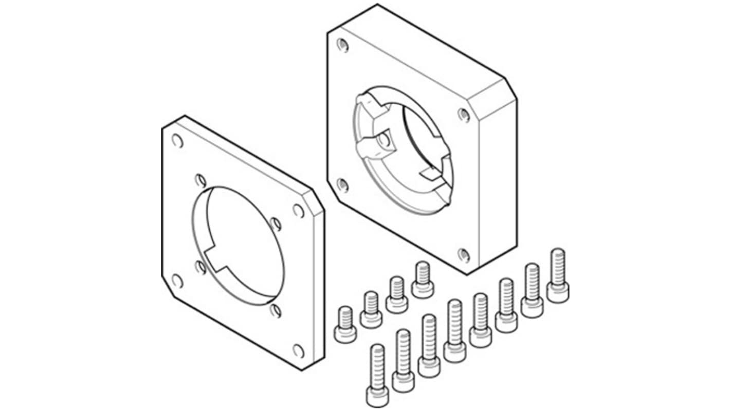 Festo EAMF-A Series Flange for Use with Motor Mounting