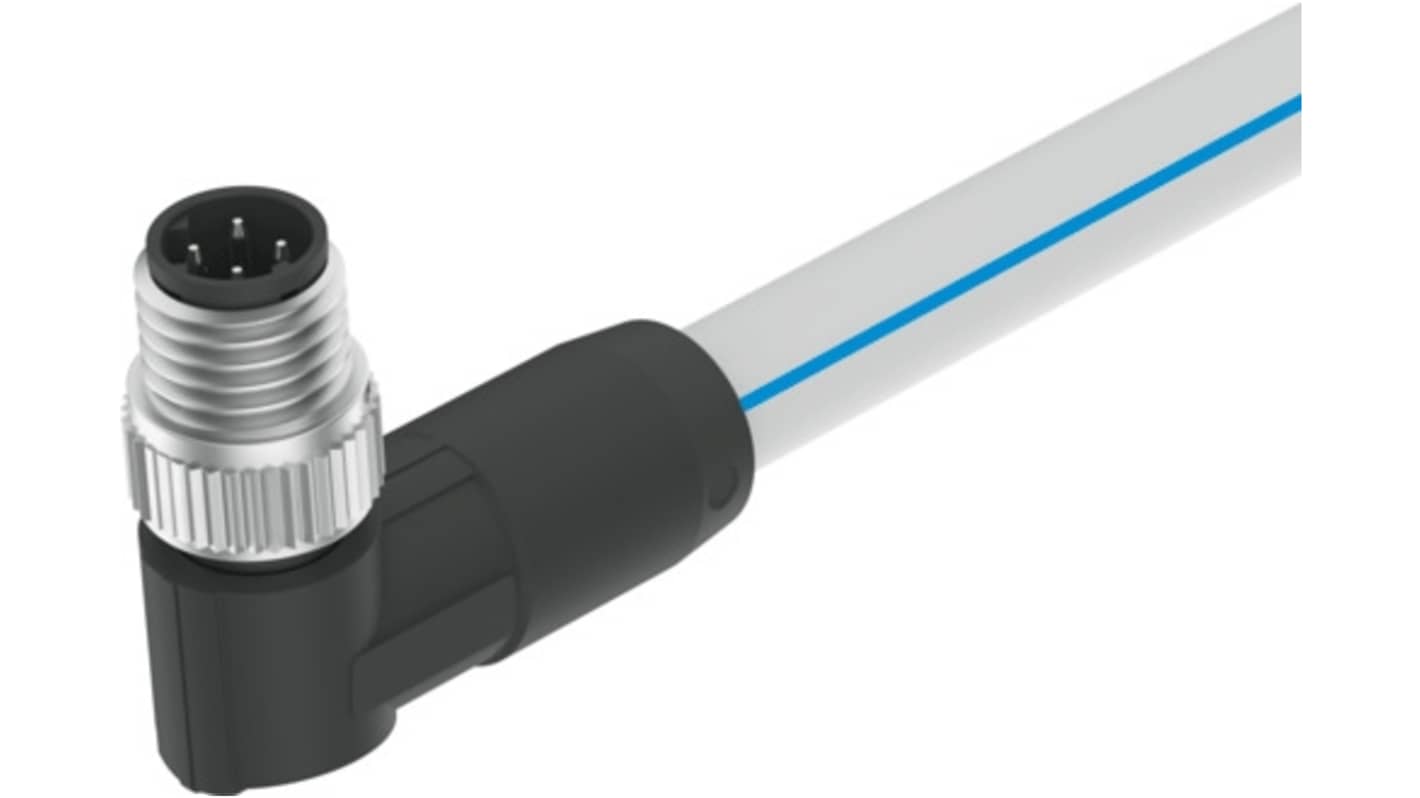 Festo NEBC Series Cable for Use with Controllers, 5m Length, 0 → 30 V