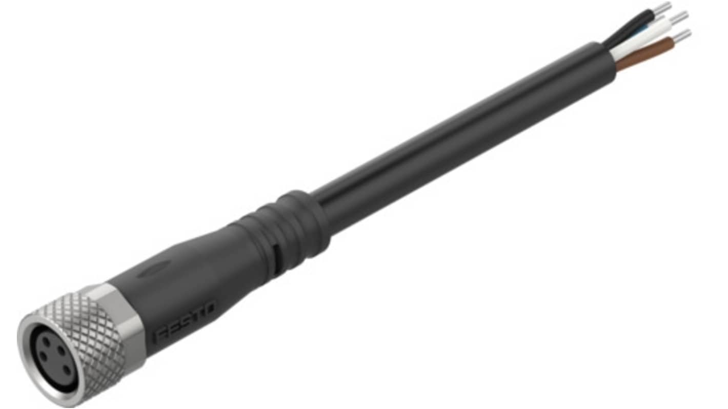 Festo NEBL Series Cable for Use with Controllers, 10m Length, 0 → 30 V