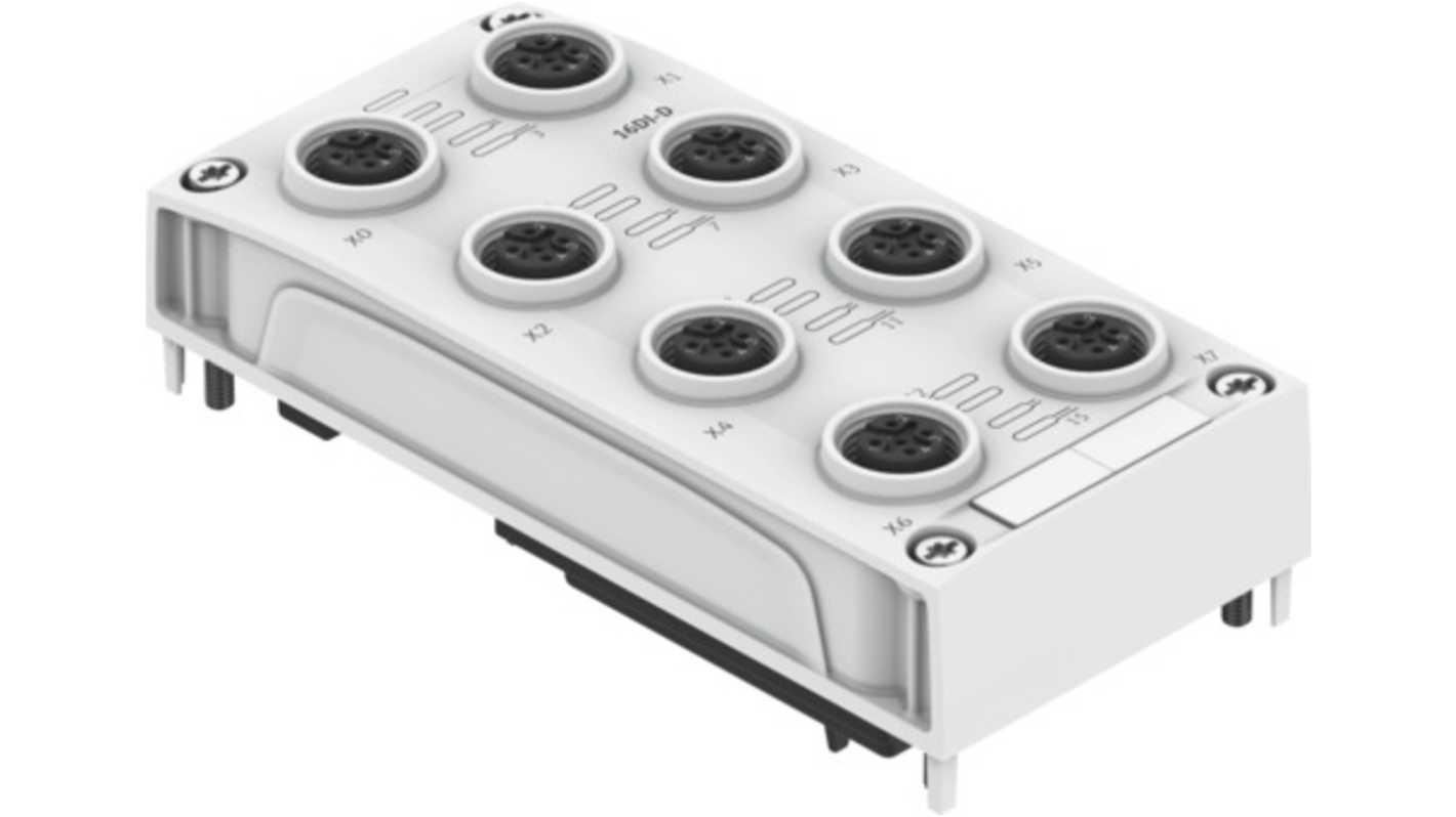 Festo CPX-AP Series I/O module, M12, 30m cable, 16 way, 8 port