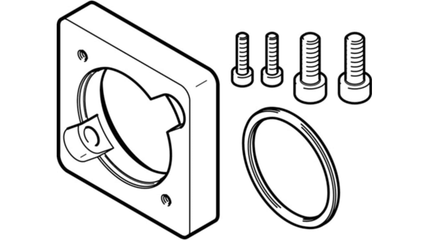 Festo EAMF-A Series Flange for Use with Motor Mounting