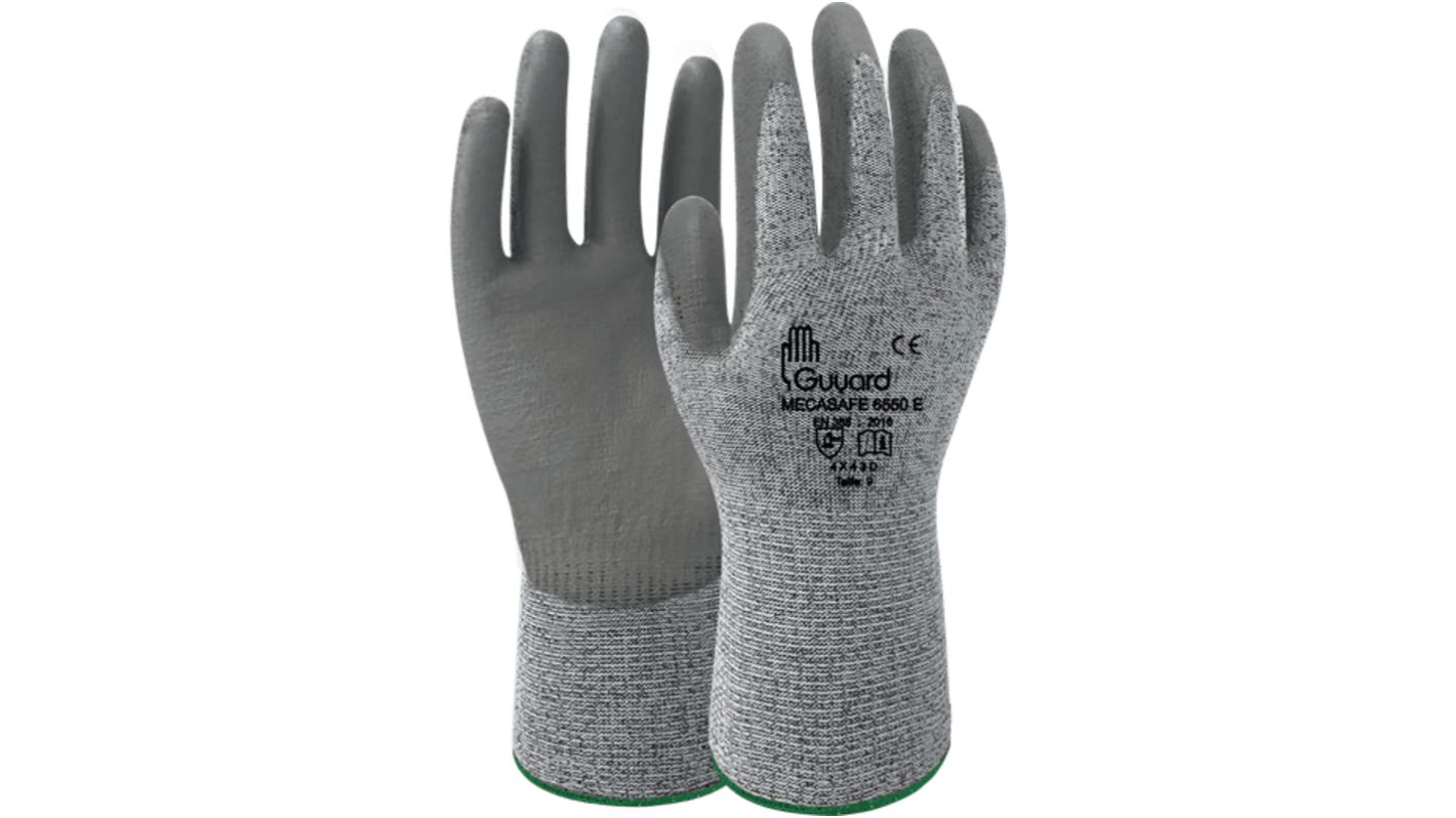GUYARD MECASAFE 6550E Grey Glass Fibre, HPPE Abrasion Resistant, Cut Resistant, Puncture Resistant, Tear Resistant Work