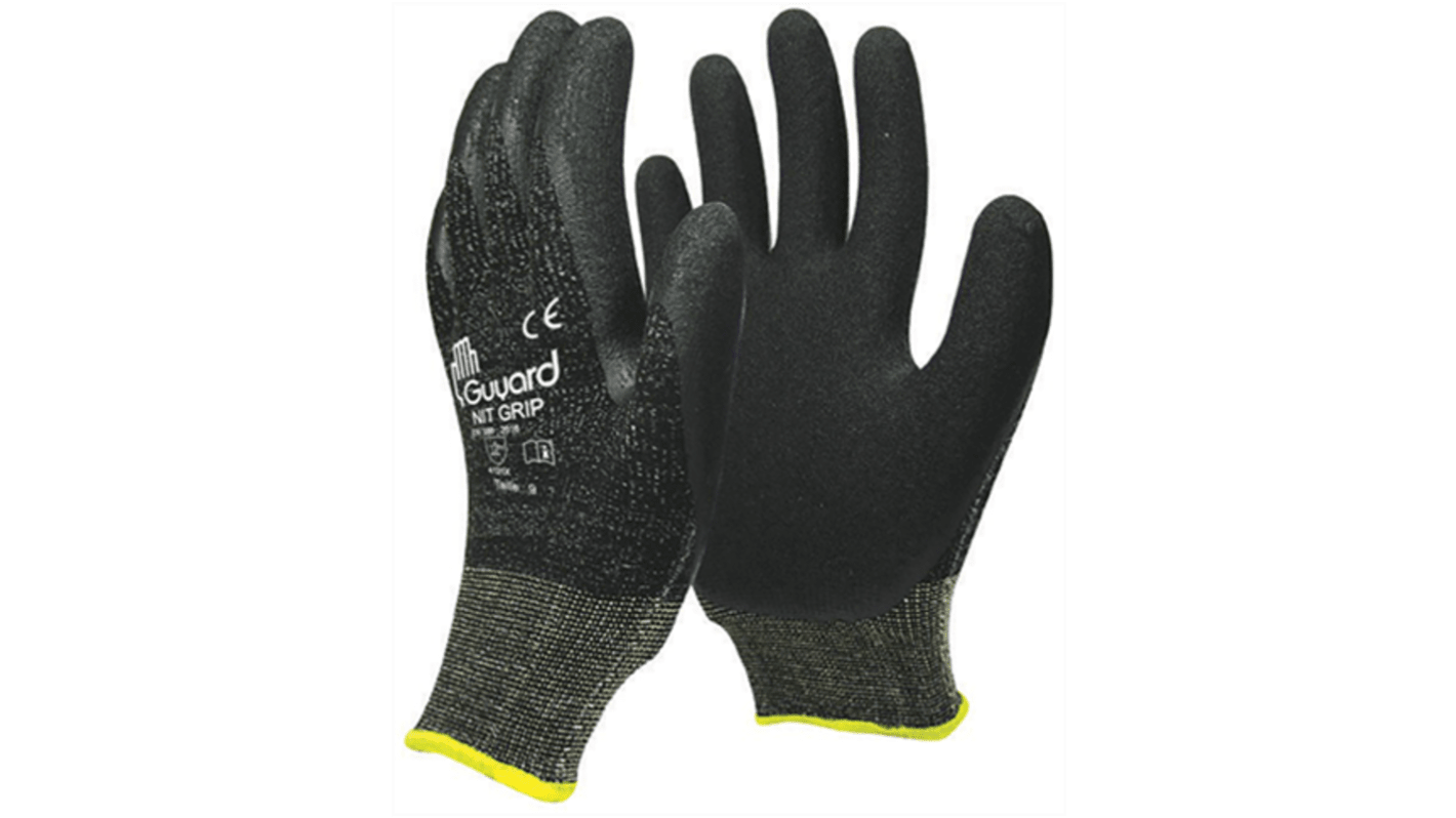 Guanti da lavoro GUYARD NIT GRIP, Tg. 10, in Poliammide, Spandex, col. Grigio