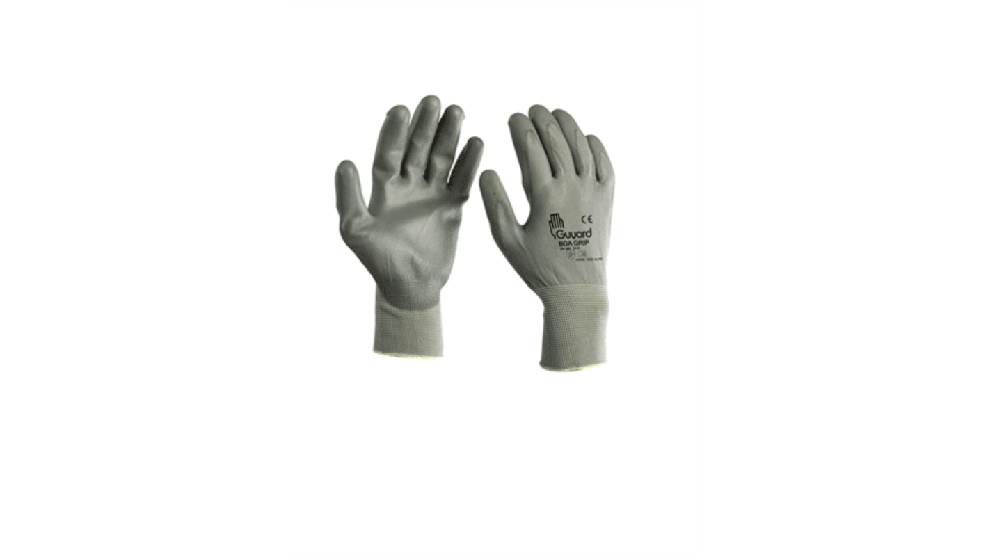 GUYARD BOA GRIP Grey Polyamide Abrasion Resistant, Cut Resistant, Puncture Resistant, Tear Resistant Work Gloves, Size