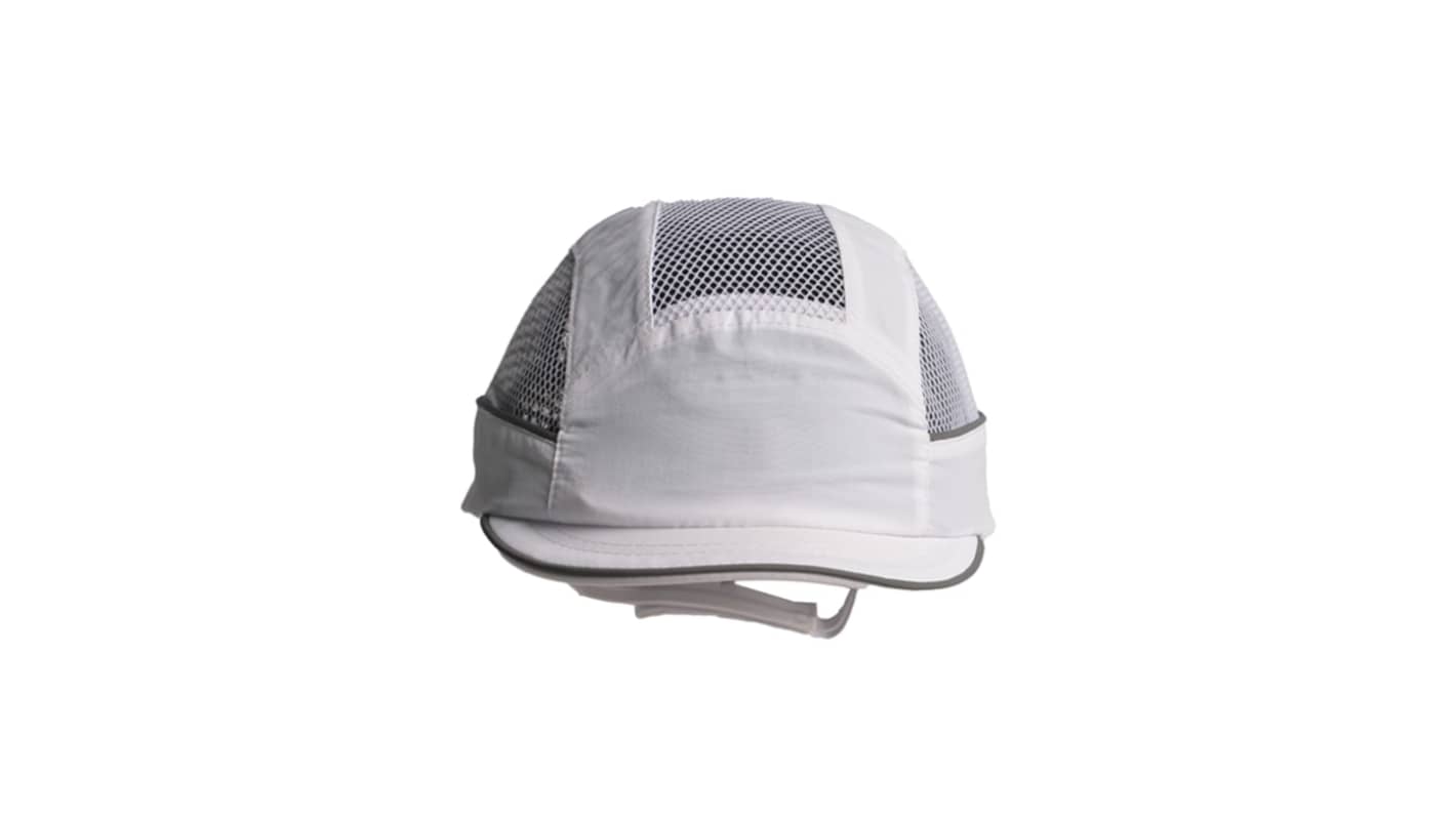 SURFLEX White Short Peaked Bump Cap, PPE Protective Material