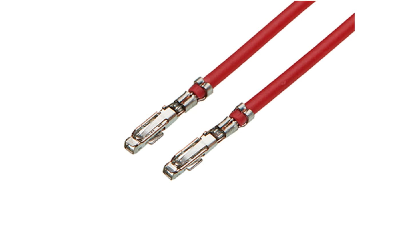 Molex Female iGrid to Female iGrid Crimped Wire, 300mm, 22AWG, Red
