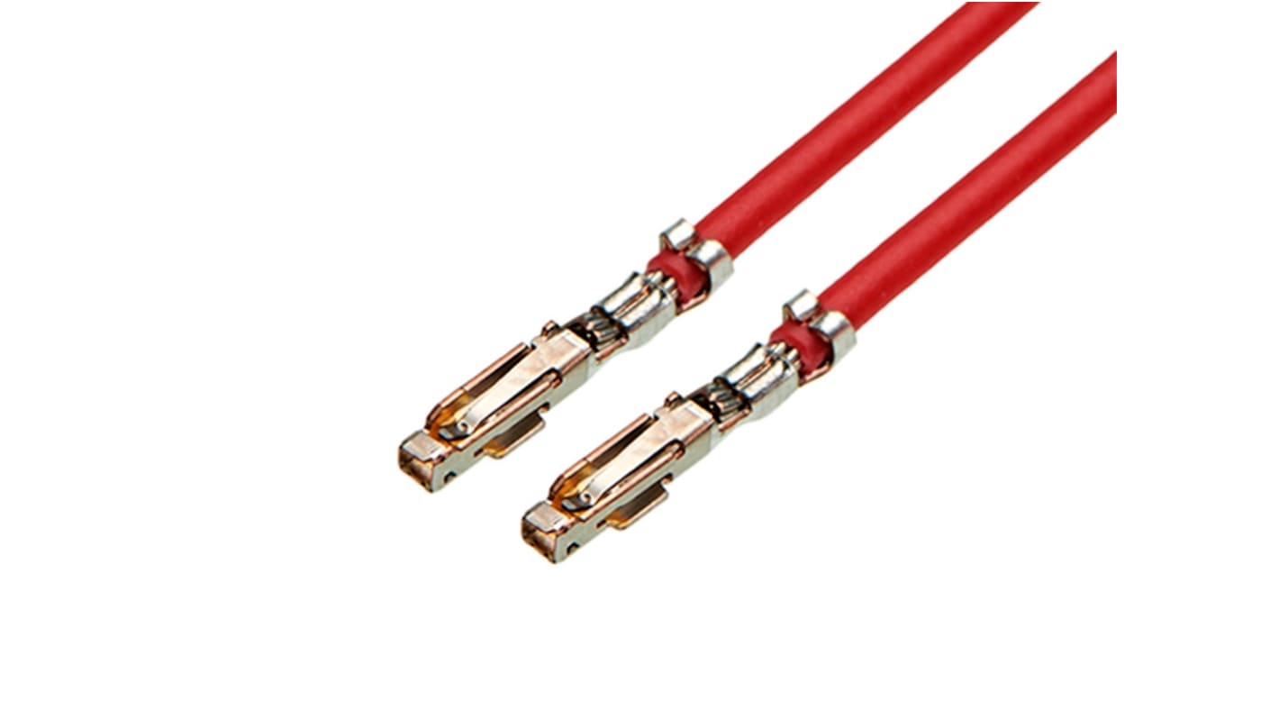 Molex Female iGrid to Female iGrid Crimped Wire, 150mm, 22AWG, Red