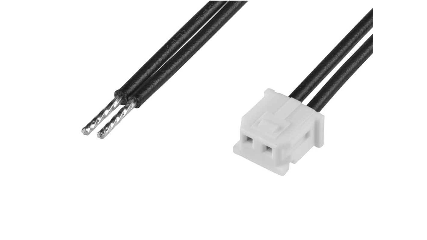 Molex 2 Way Female to 2 Way Pigtail Wire to Board Cable, 600mm
