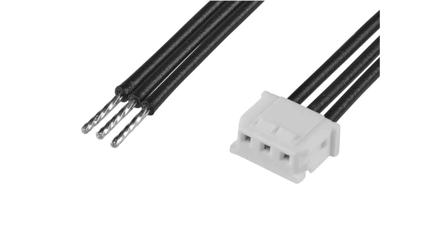 Molex 3 Way Female to 3 Way Pigtail Wire to Board Cable, 600mm