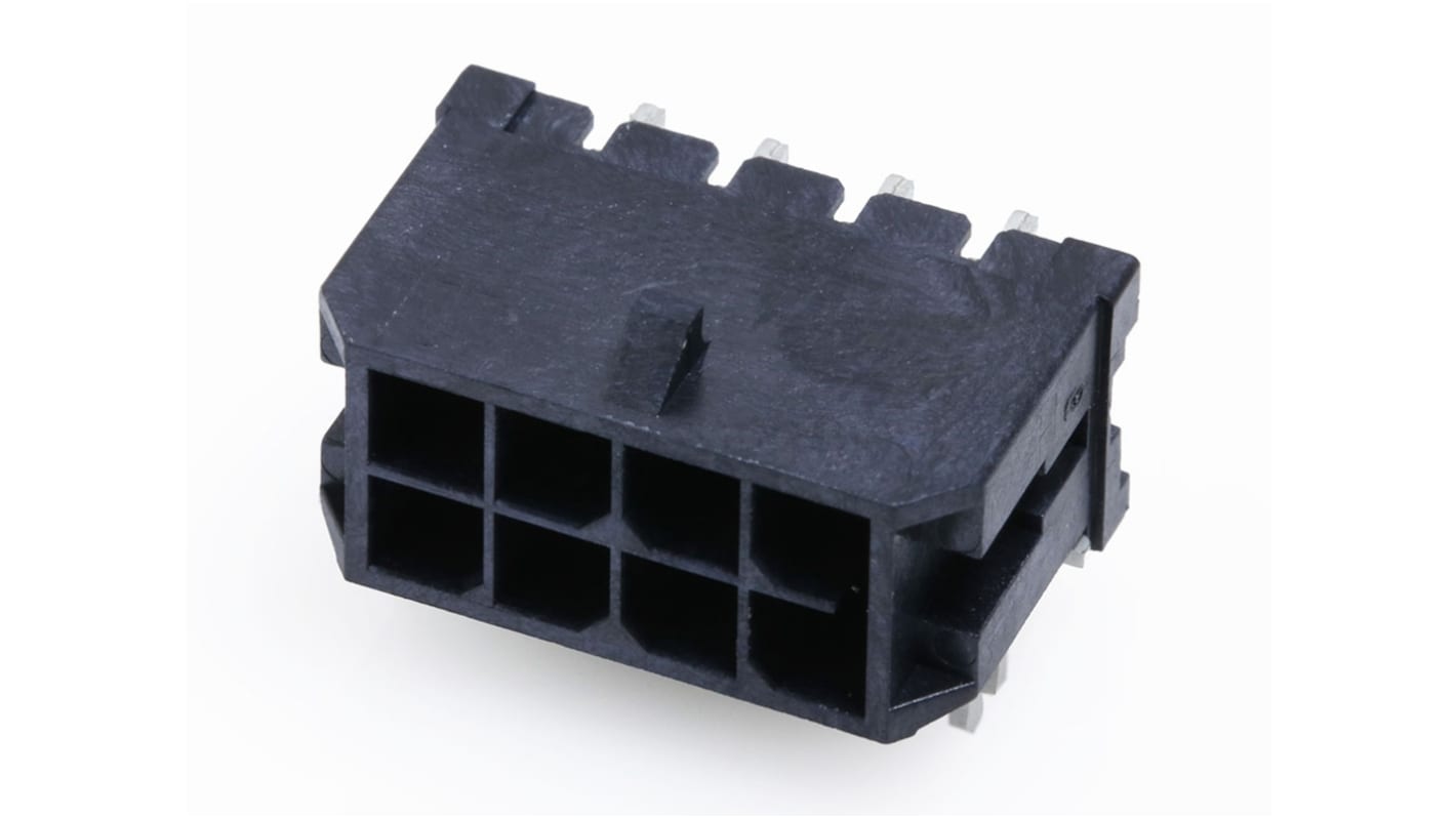Molex 218216 Series Right Angled Surface Mount PCB Header, 4 Contact(s), 3mm Pitch, 2 Row(s), Shrouded