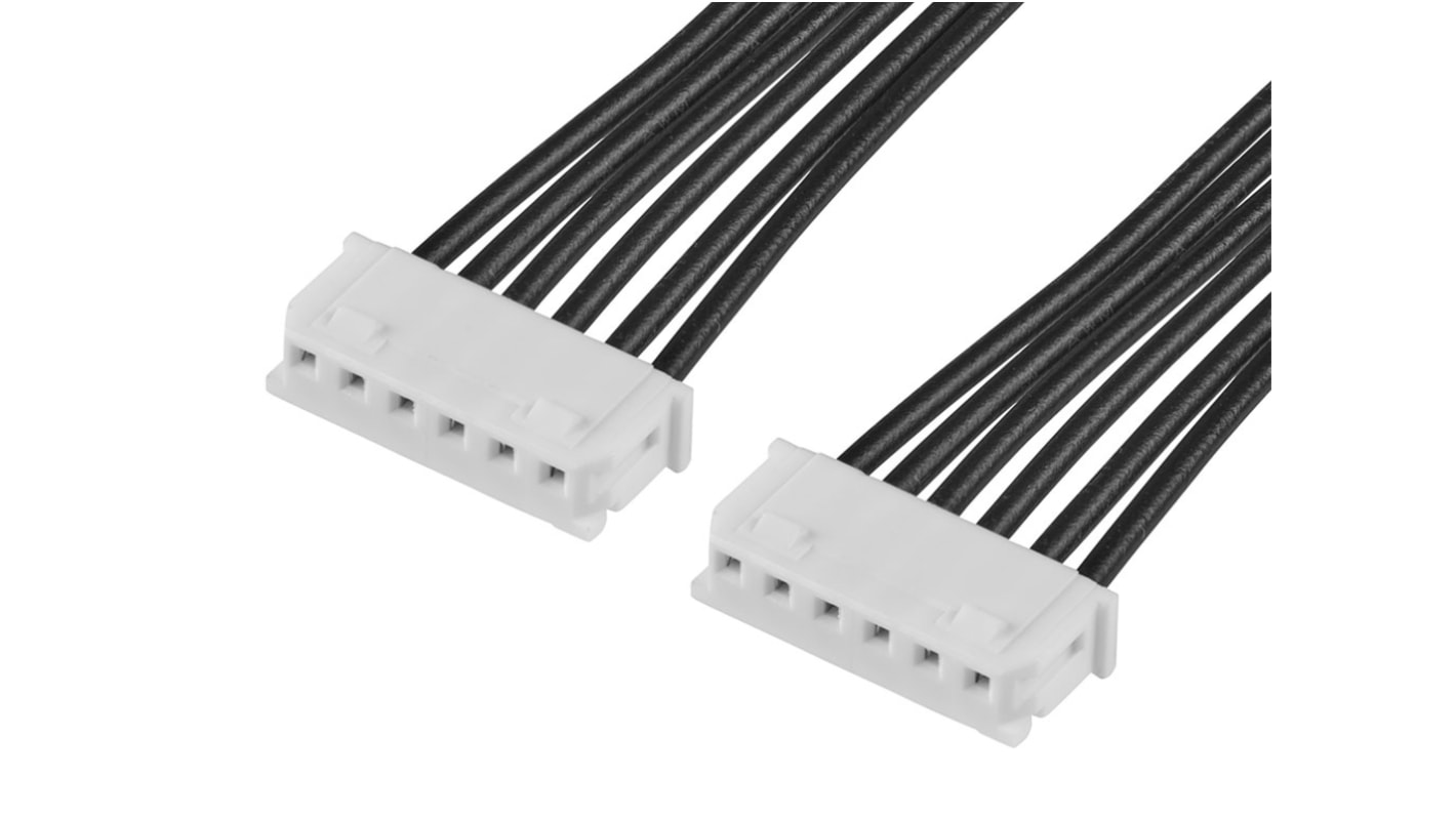 Molex 6 Way Female to 6 Way Female Wire to Board Cable, 100mm