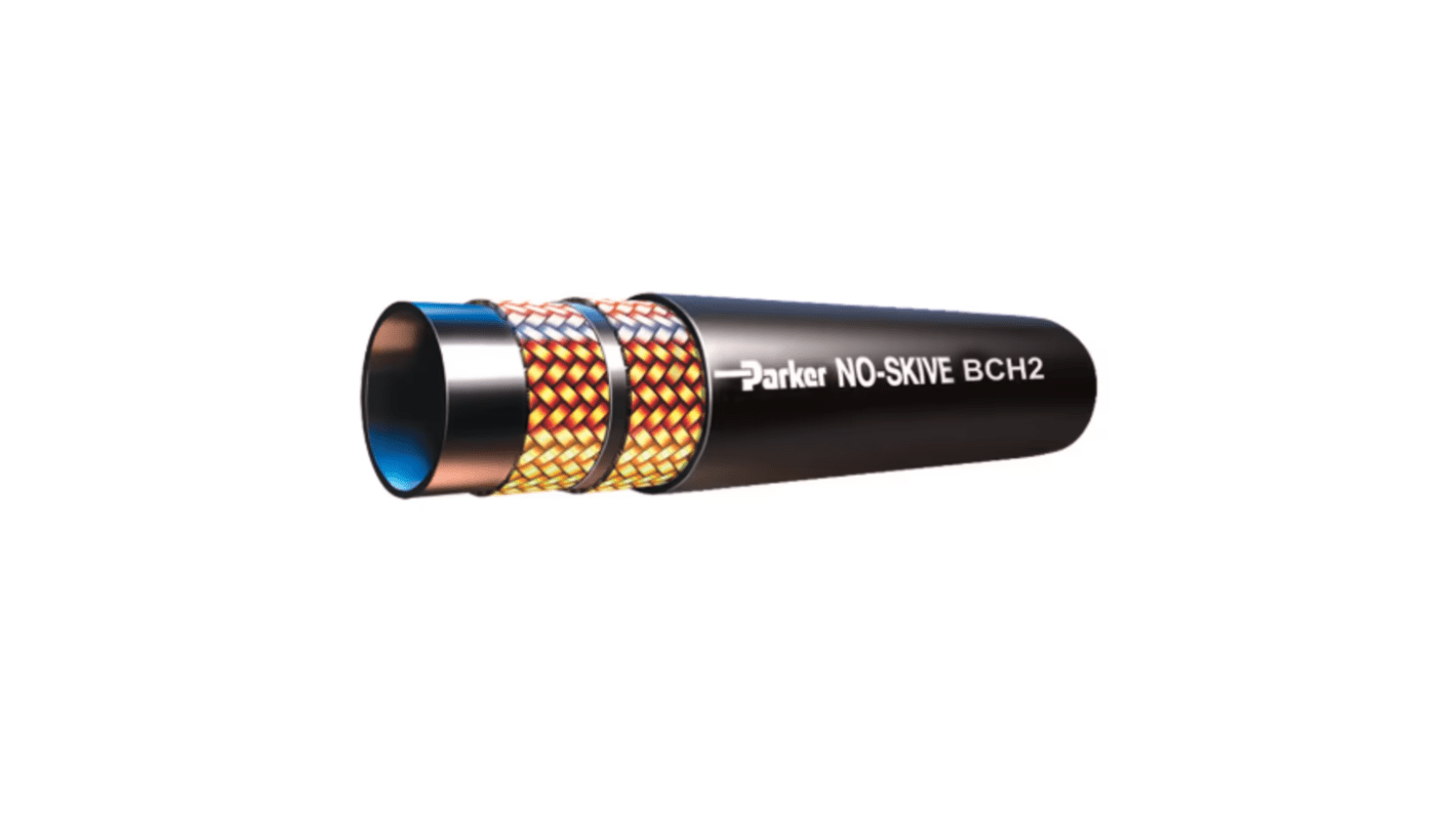 Parker 40000mm Synthetic Rubber Hydraulic Hose Assembly, 25 Mpa Max Pressure