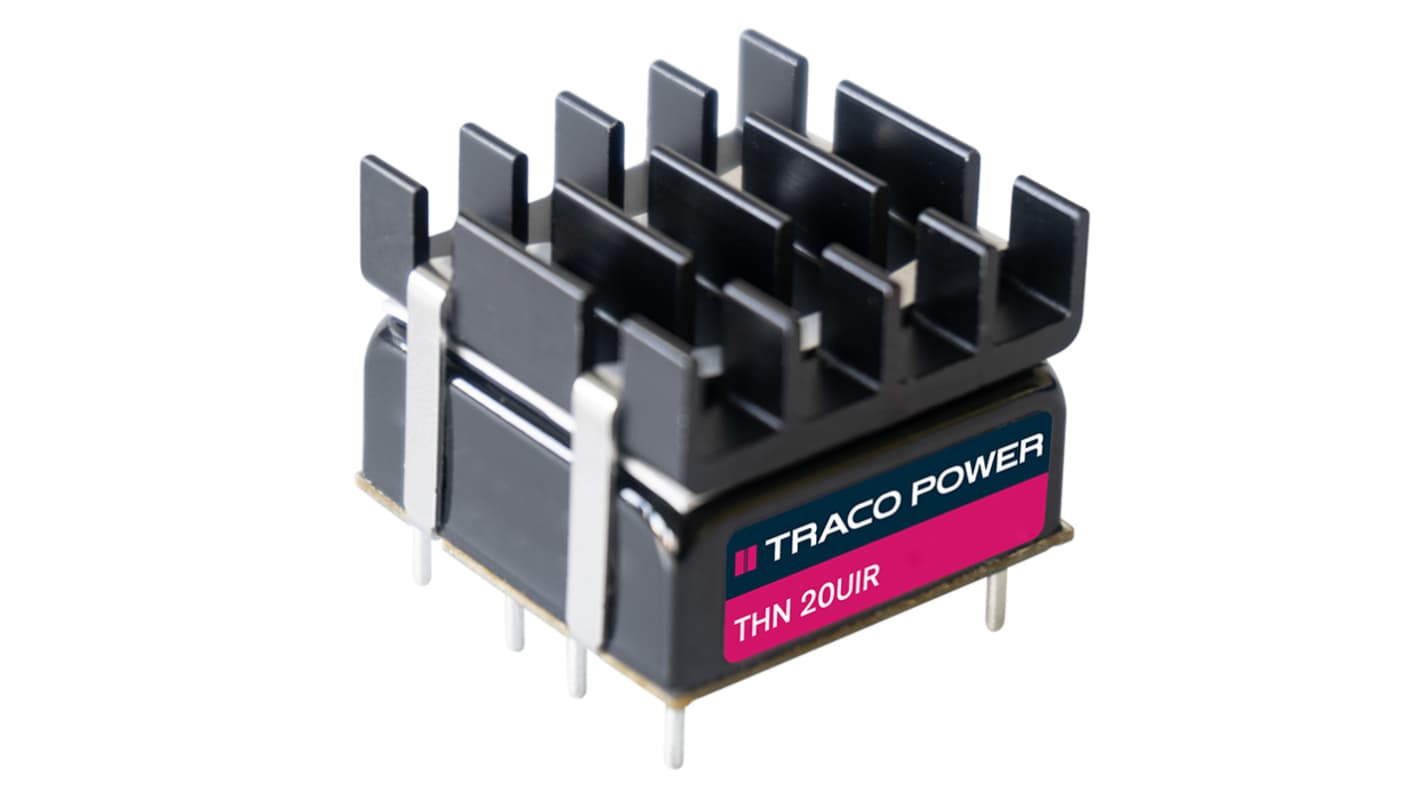 TRACOPOWER THN DC-DC Converter, 12V/ 833mA Output, 20W