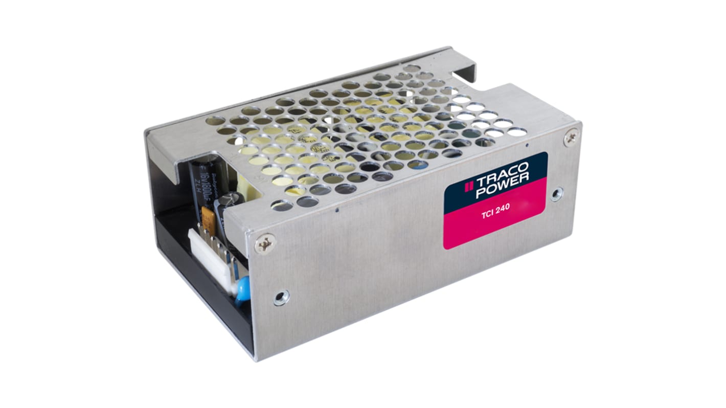 Alimentatore ca/cc TRACOPOWER TCI 240-148-J, 240W, ingresso 90 → 264V ca, uscita 48V cc, 5A TCI