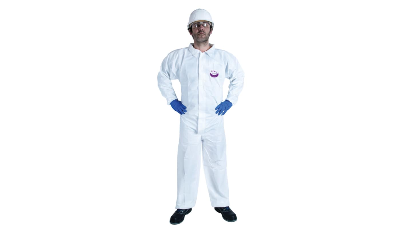 Medicom White Coverall, XL