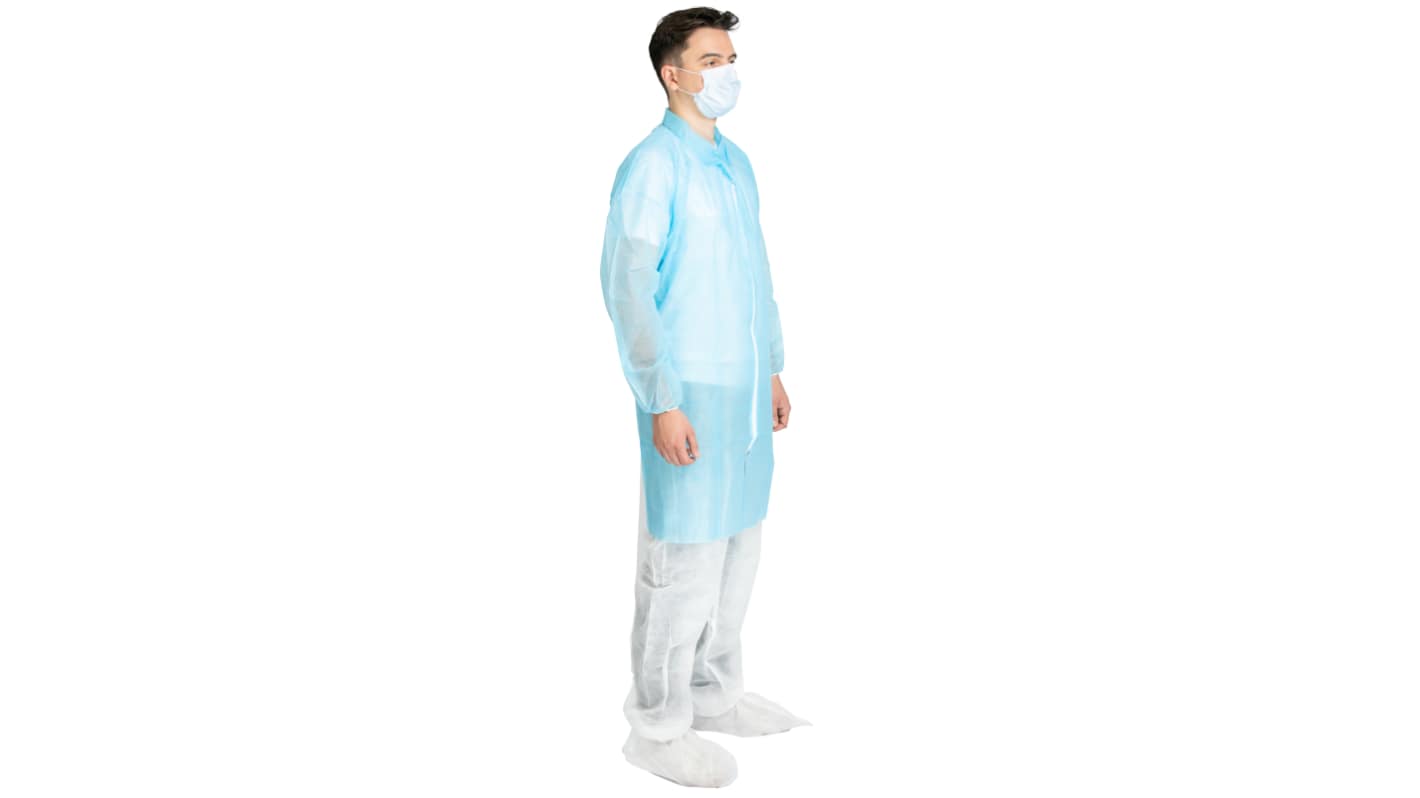 Medicom White Disposable Polypropylene Apron