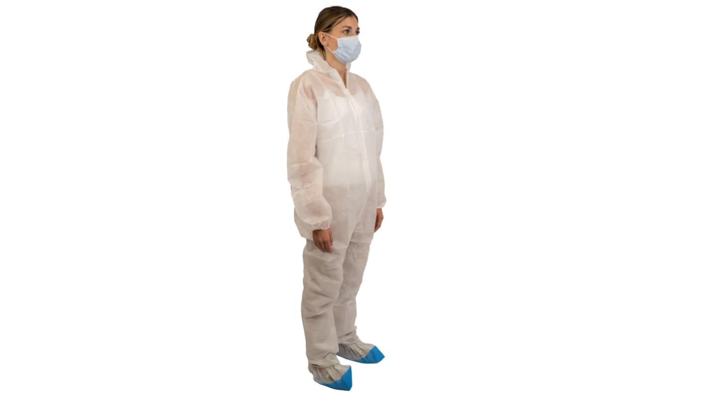 Medicom White Disposable Coverall, XXL
