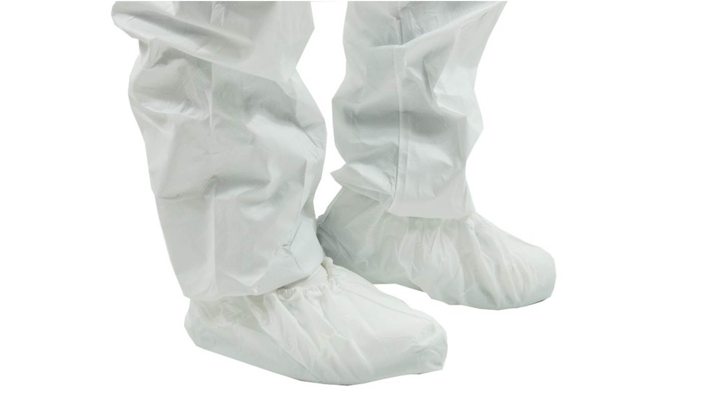 Medicom White Anti-Slip Over Shoe Cover, 190 x 380 mm, 36Each pack, For Use In Electronics, Food, Pharmaceuticals