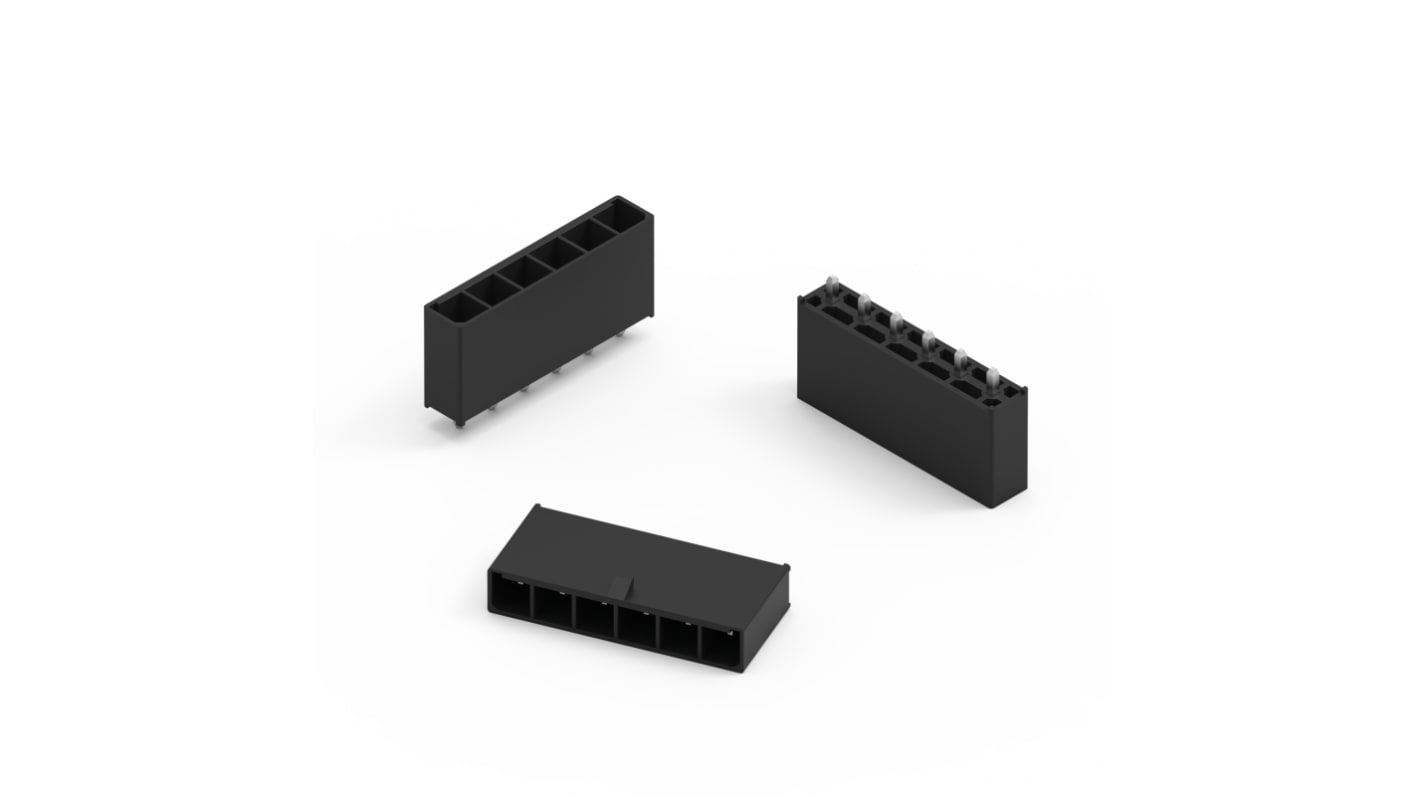 Wurth Elektronik 6p单排排针 垂直, 5.7mm间距, THT安装, 6.570071302系列