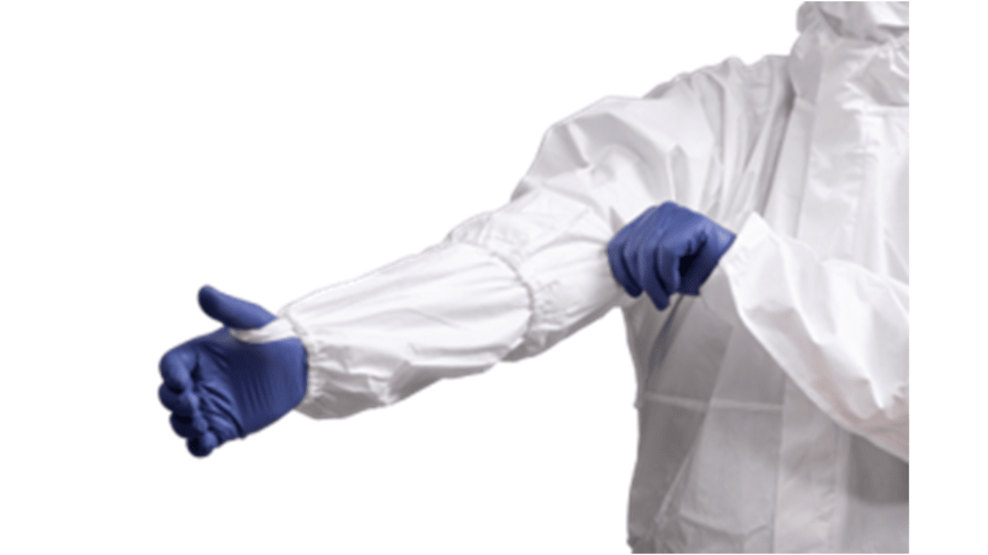 Kolmi Hopen WL-MMS White Micromium Arm Protector for Healthcare Environments, Industrial, Manufacturing, Splash