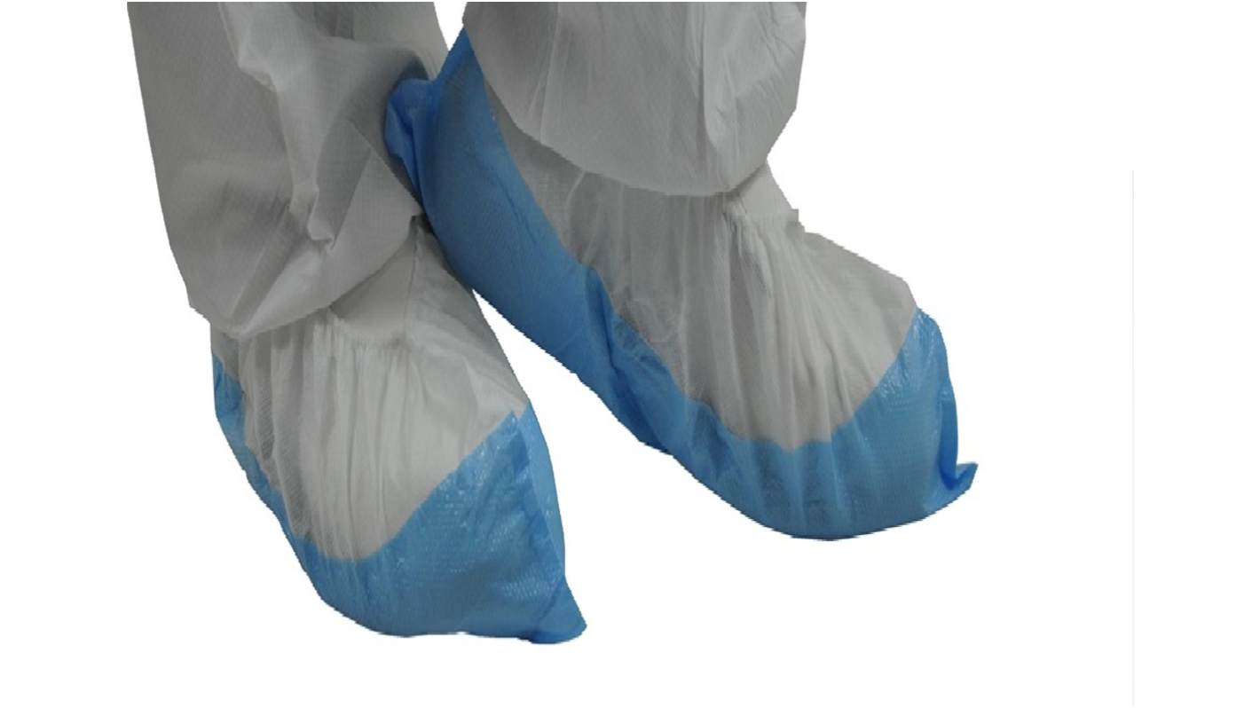 Medicom White Anti-Slip Over Shoe Cover, 1Bag pack, For Use In Food, Hygiene, Industrial, Pharmaceuticals