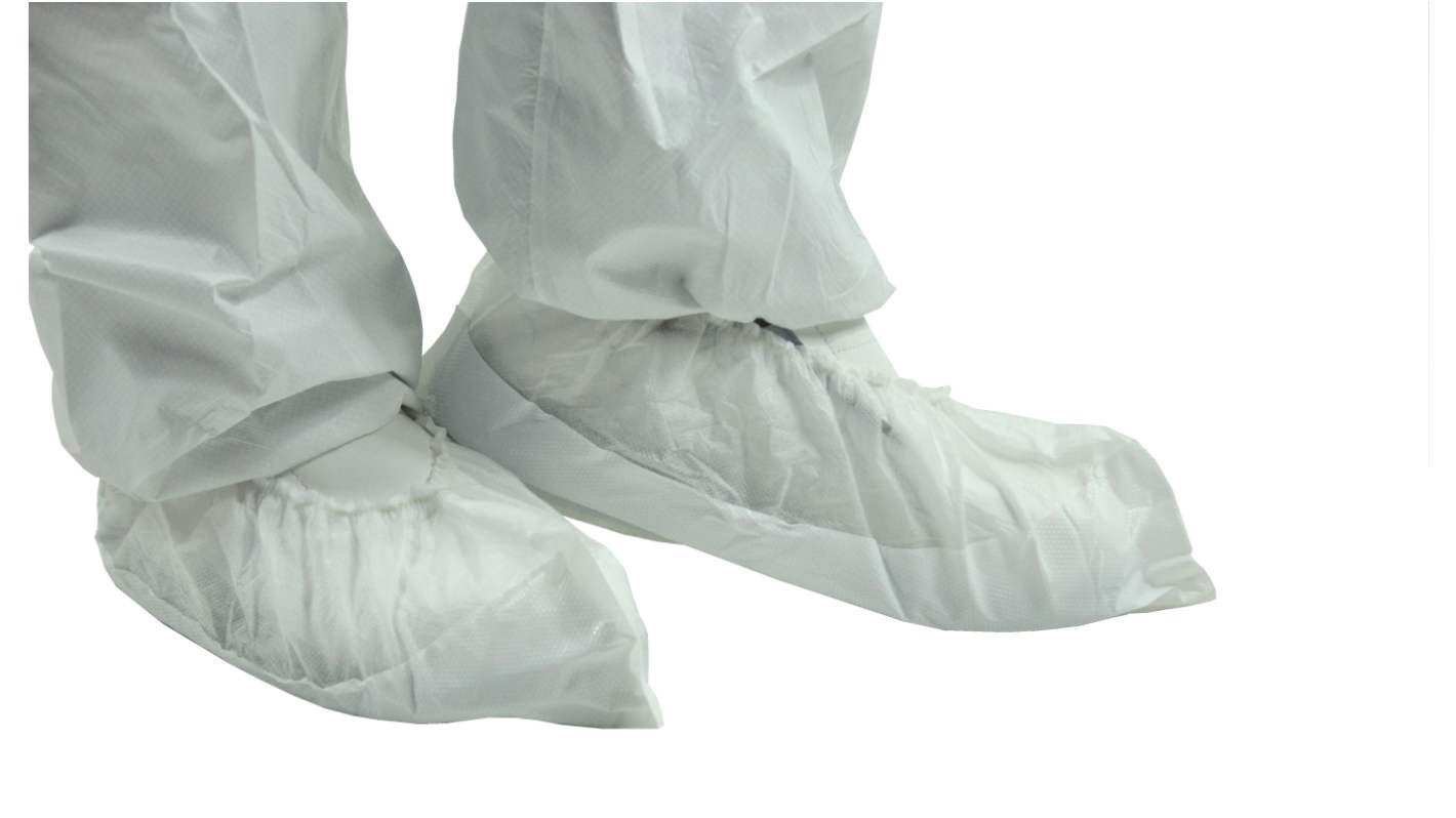 Medicom White Anti-Slip Over Shoe Cover, 1Bag pack, For Use In Food, Hygiene, Industrial, Pharmaceuticals