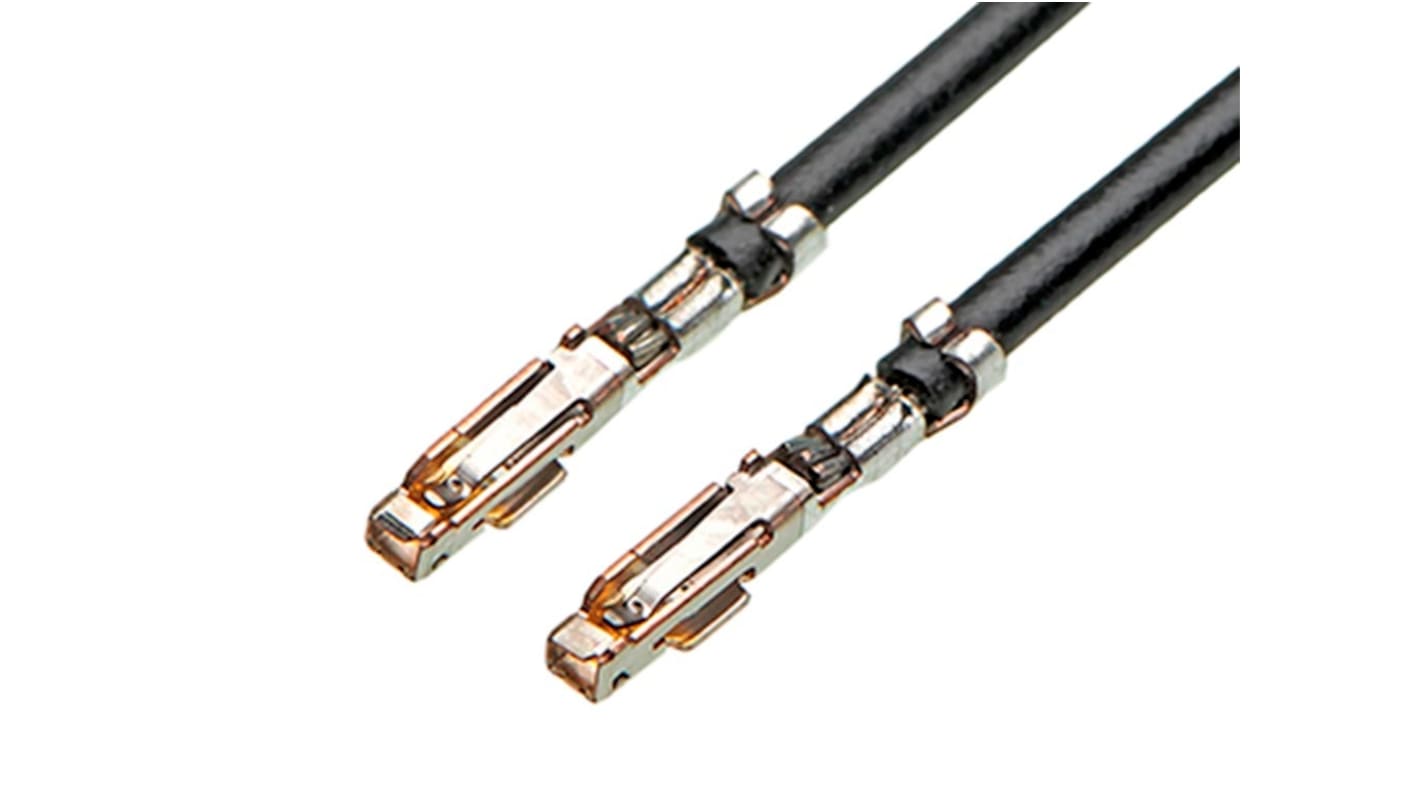 Molex Female iGrid to Female iGrid Crimped Wire, 225mm, 22AWG, Black